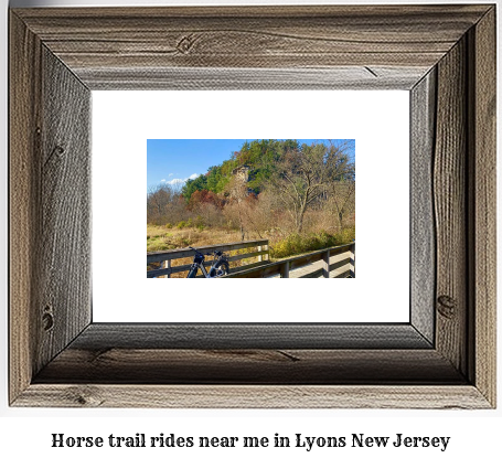 horse trail rides near me in Lyons, New Jersey